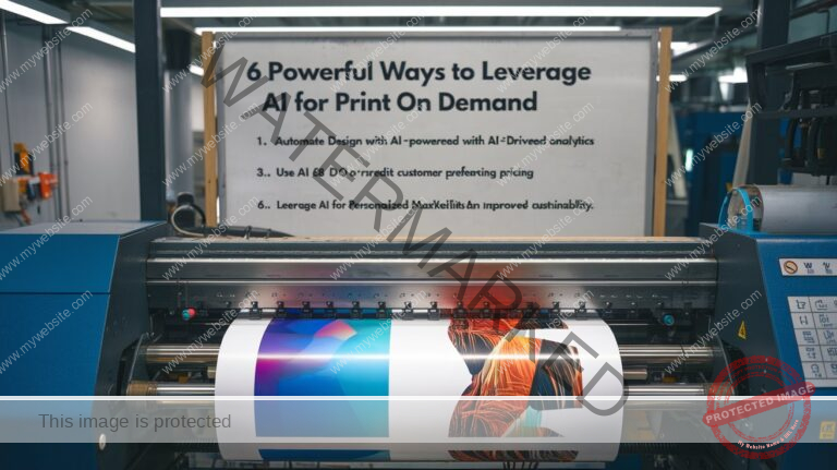 6 Powerful Ways to Leverage AI for Print on Demand