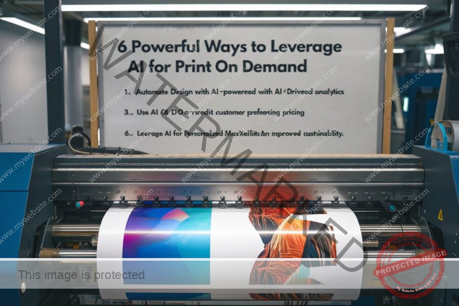 6 Powerful Ways to Leverage AI for Print on Demand