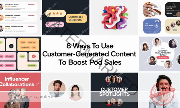 8 Ways to Use Customer-Generated Content to Boost POD Sales