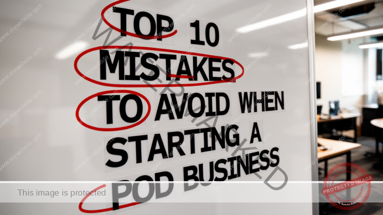 Top 10 Mistakes to Avoid When Starting a POD Business