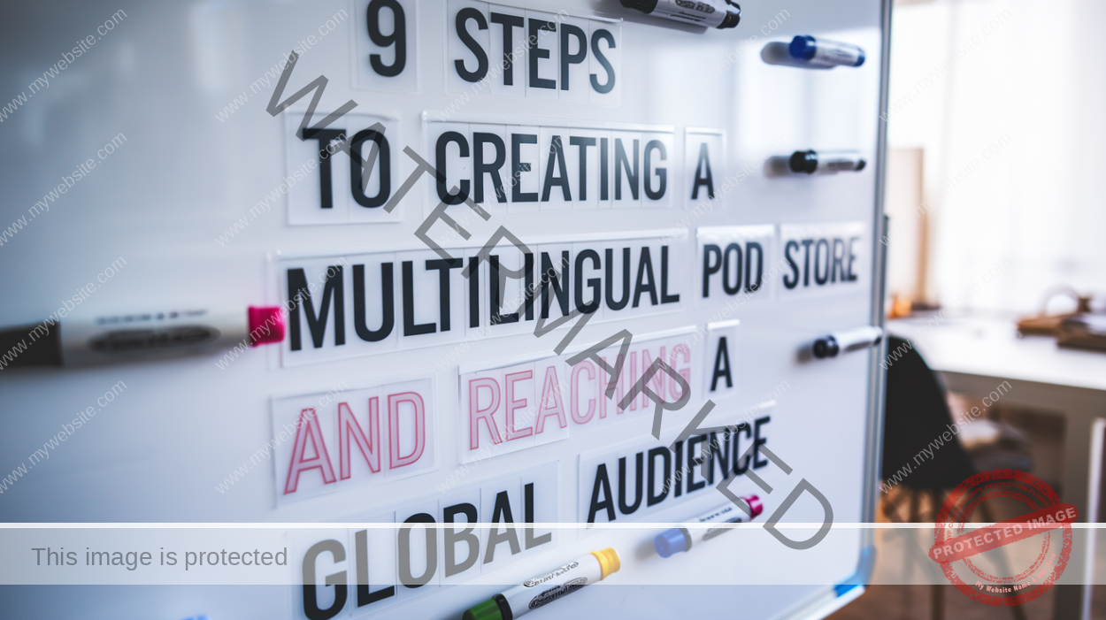 9 Steps to Creating a Multilingual POD Store and Reaching a Global Audience