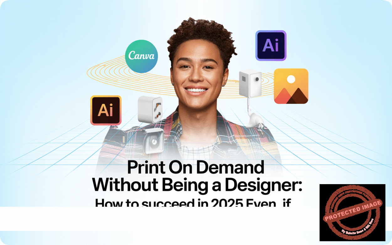 Print on Demand Without Being a Designer: How to Succeed in 2025 Even If You Have No Design Skills