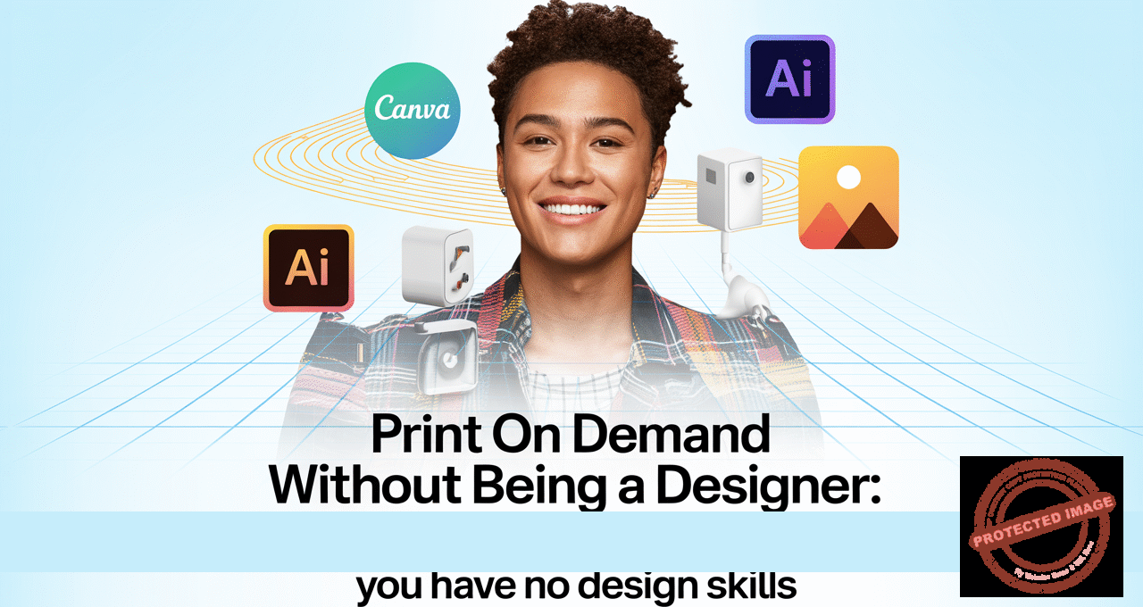 Print on Demand Without Being a Designer: How to Succeed in 2025 Even If You Have No Design Skills