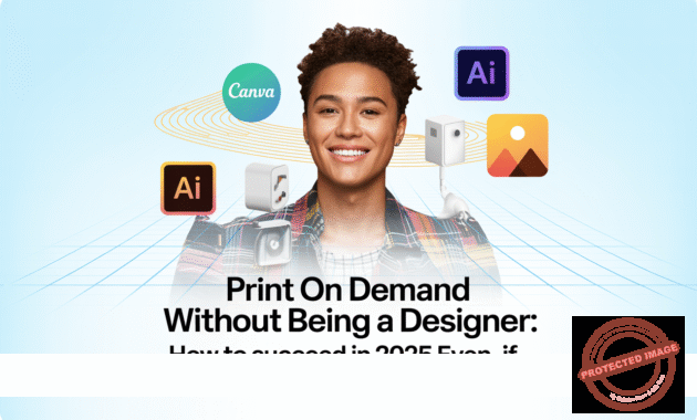 Print on Demand Without Being a Designer: How to Succeed in 2025 Even If You Have No Design Skills