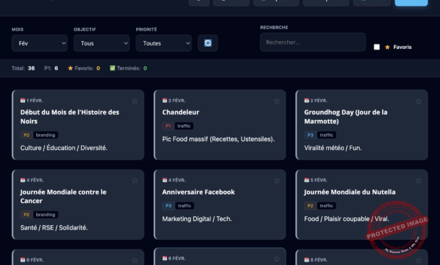 Content Calendar